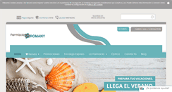 Desktop Screenshot of farmaciaromany.com